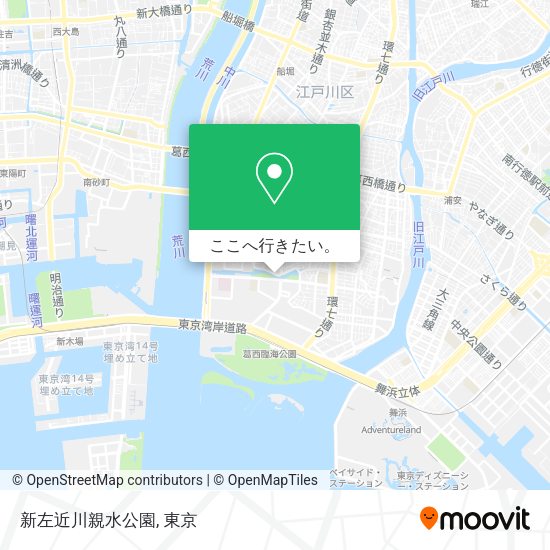 新左近川親水公園地図