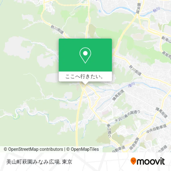 美山町萩園みなみ広場地図