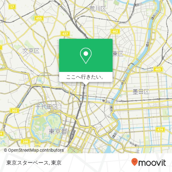 東京スターベース地図