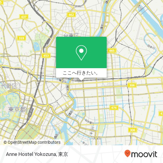 Anne Hostel Yokozuna地図