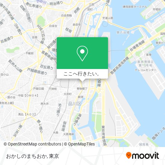 おかしのまちおか地図