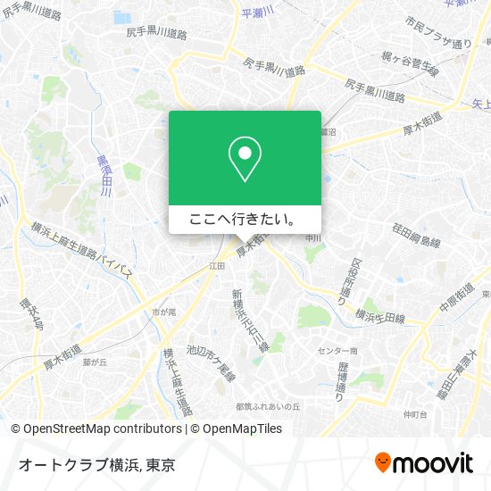 オートクラブ横浜地図