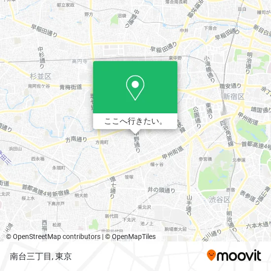 南台三丁目地図