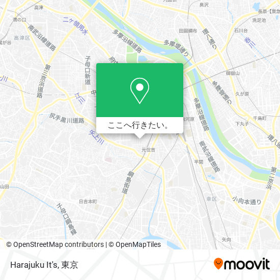 Harajuku It's地図