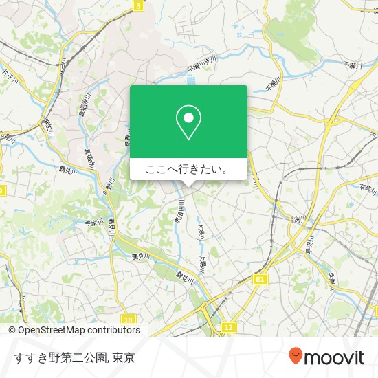 すすき野第二公園地図