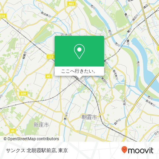 サンクス 北朝霞駅前店地図