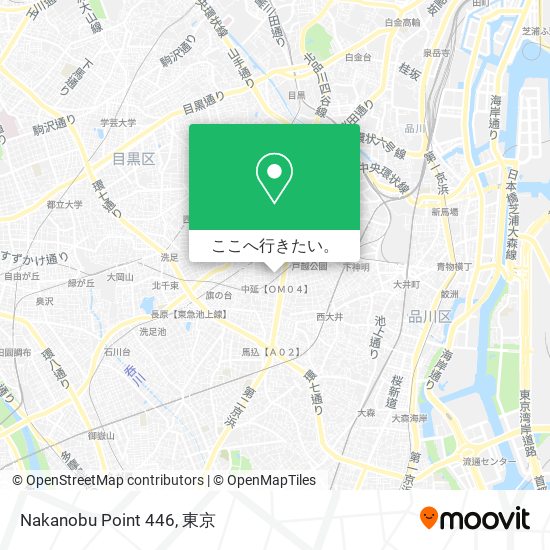 Nakanobu Point 446地図