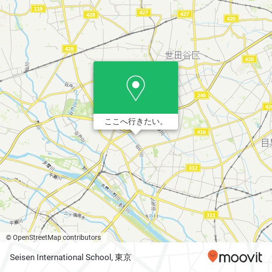 Seisen International School地図