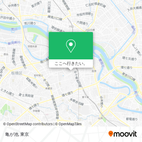 亀が池地図