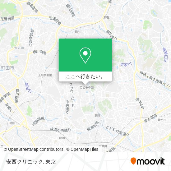 安西クリニック地図