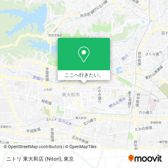 ニトリ 東大和店 (Nitori)地図