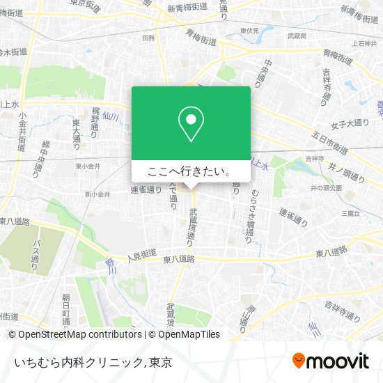 いちむら内科クリニック地図