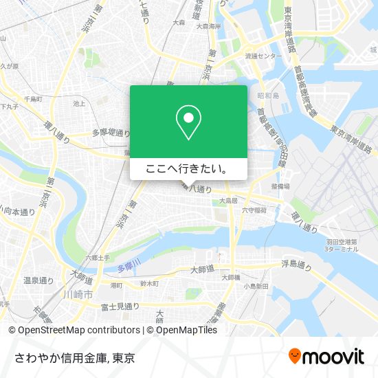 さわやか信用金庫地図