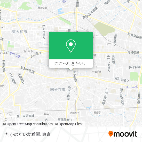 たかのだい幼稚園地図