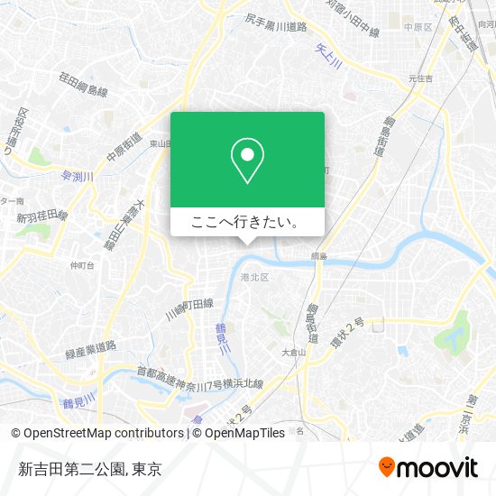 新吉田第二公園地図