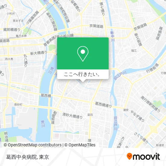 葛西中央病院地図