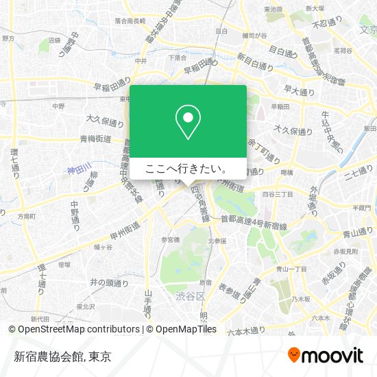 新宿農協会館地図