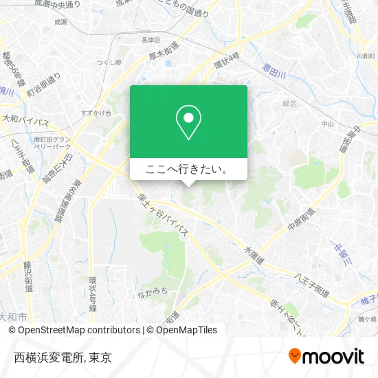 西横浜変電所地図