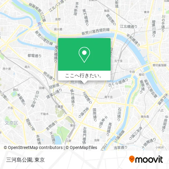 三河島公園地図