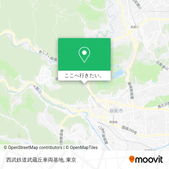 西武鉄道武蔵丘車両基地地図