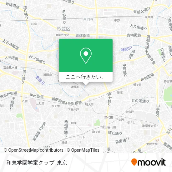 和泉学園学童クラブ地図