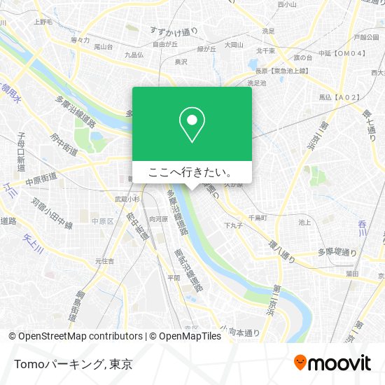 Tomoパーキング地図