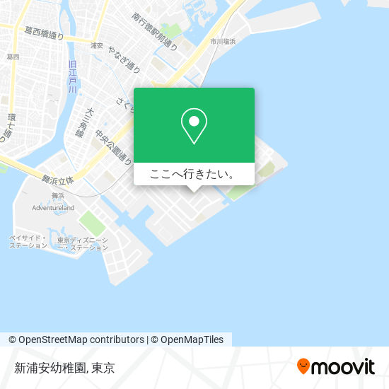 新浦安幼稚園地図