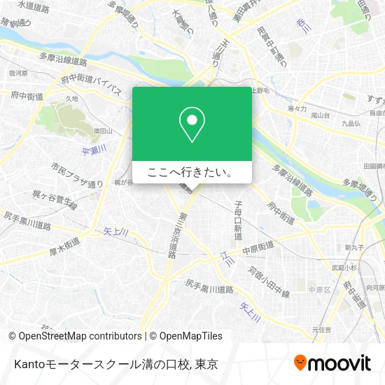 Kantoモータースクール溝の口校地図