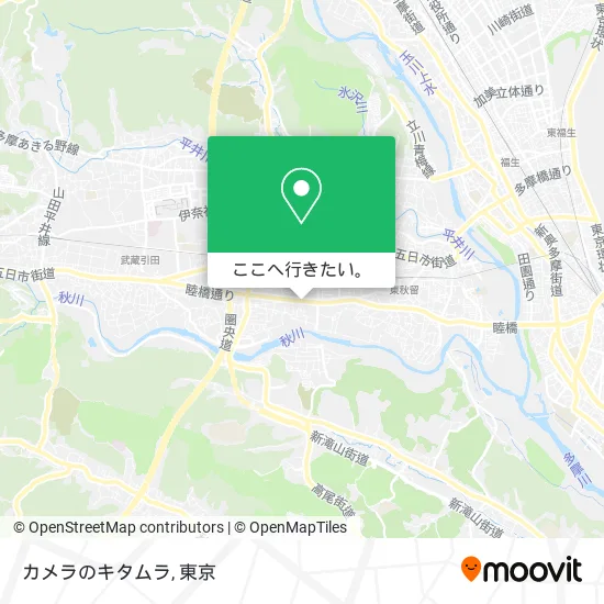 カメラのキタムラ地図