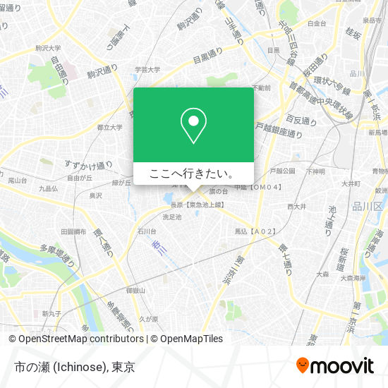 市の瀬 (Ichinose)地図