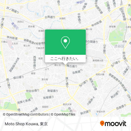 Moto Shop Kouwa地図