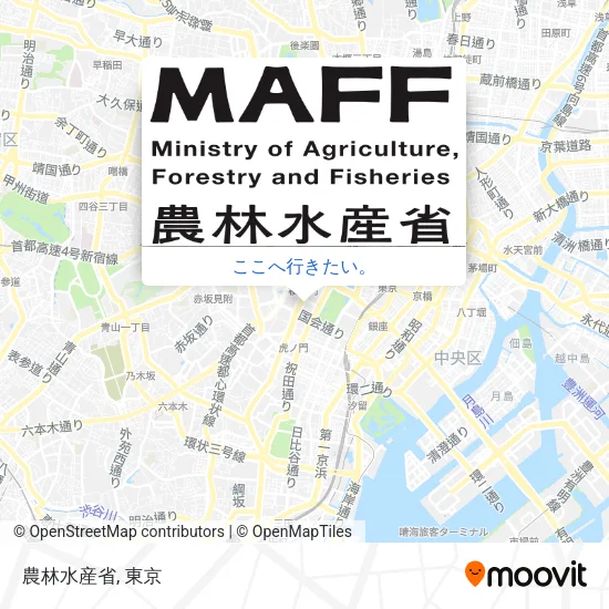 農林水産省地図