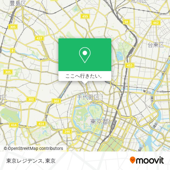 東京レジデンス地図