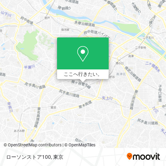 ローソンストア100地図