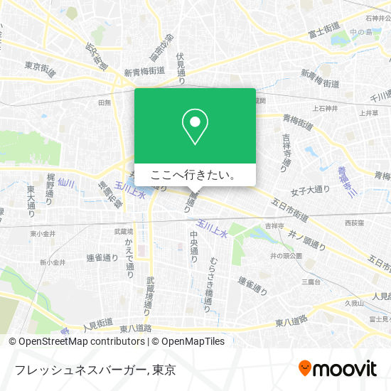 フレッシュネスバーガー地図