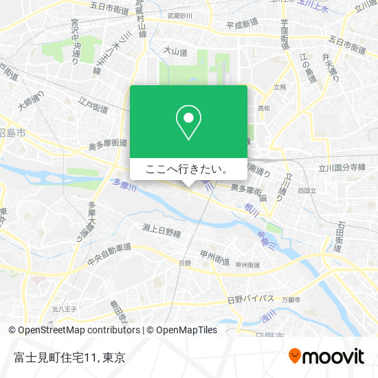 富士見町住宅11地図