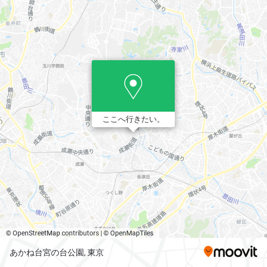 あかね台宮の台公園地図