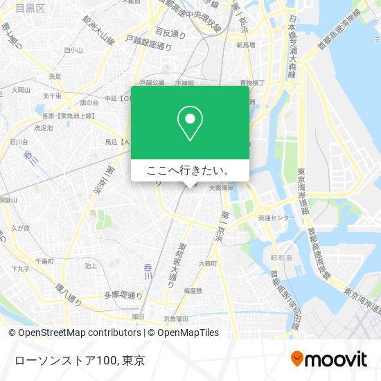 ローソンストア100地図