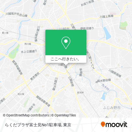 らくだプラザ富士見No1駐車場地図