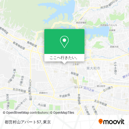 都営村山アパート57地図