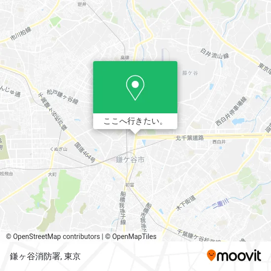 鎌ヶ谷消防署地図