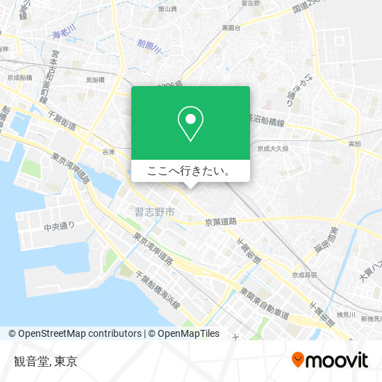 観音堂地図