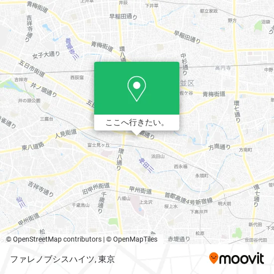ファレノブシスハイツ地図