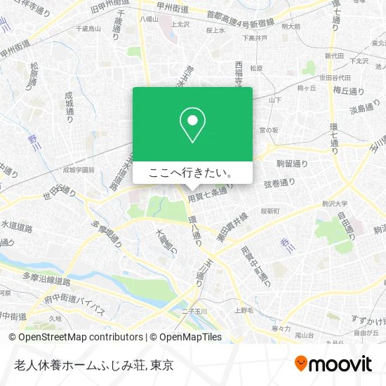 老人休養ホームふじみ荘地図