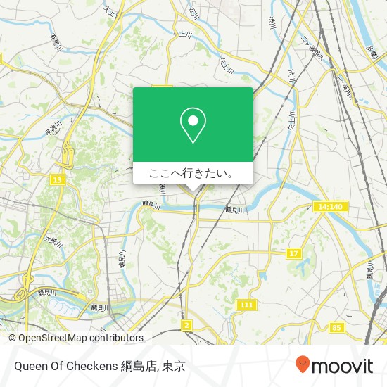 Queen Of Checkens 綱島店地図