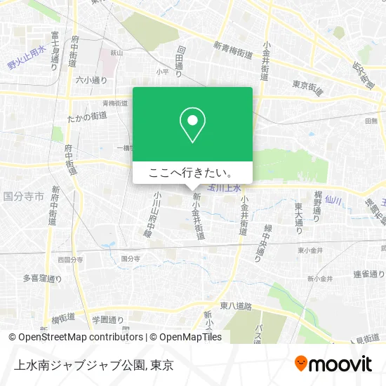 上水南ジャブジャブ公園地図