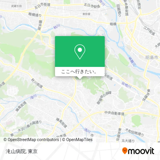 滝山病院地図