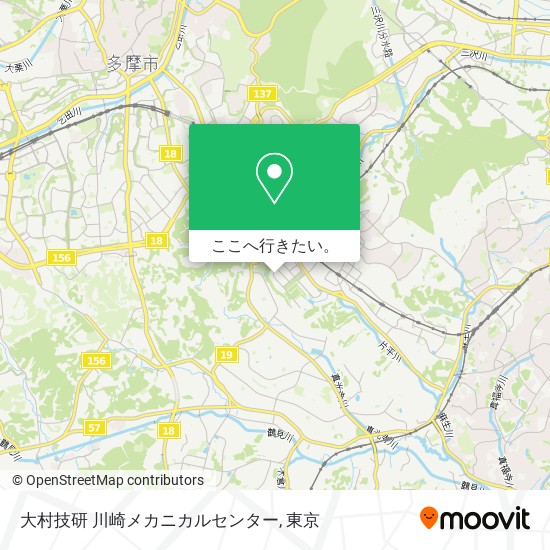 大村技研 川崎メカニカルセンター地図