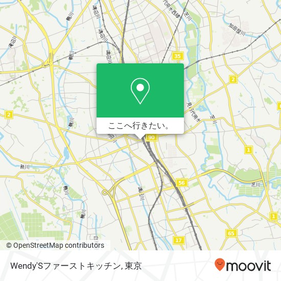 Wendy'Sファーストキッチン地図