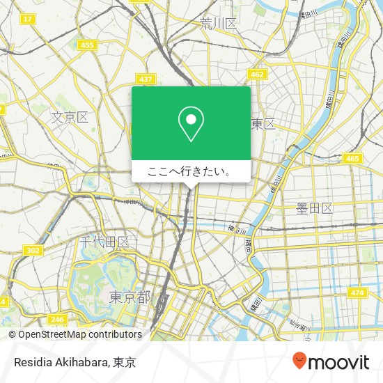 Residia Akihabara地図